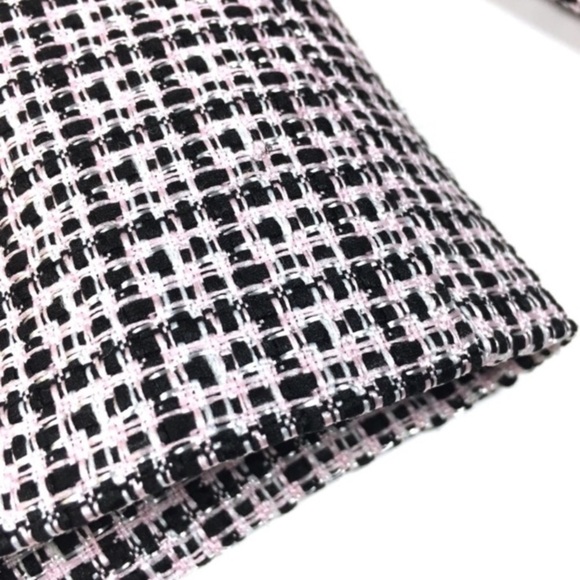 TAHARI Jacket Blazer Tweed Woven Open Front Wedding MOB Work Career Plus Size 14 - Picture 9 of 15